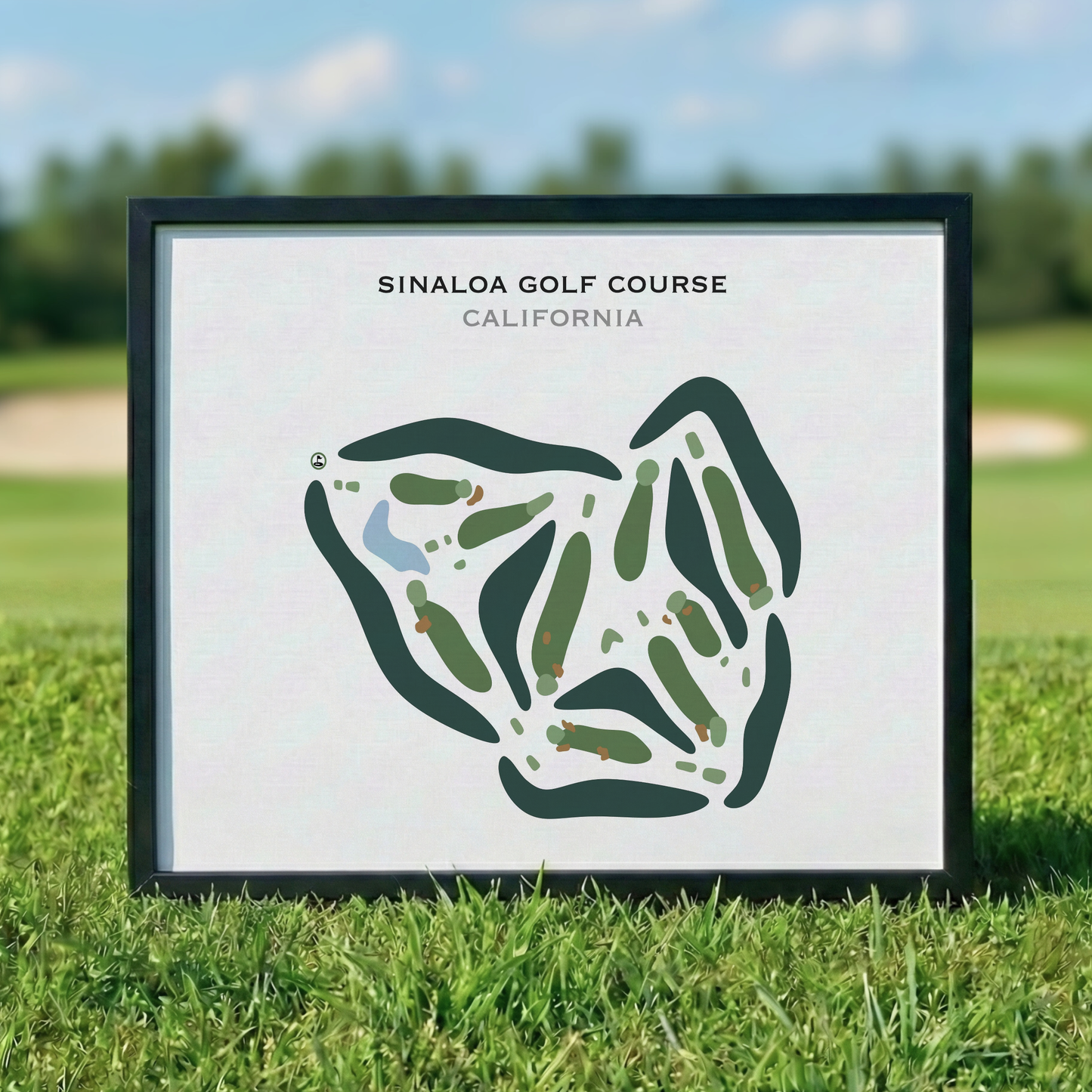 Sinaloa Golf Course, California - Printed Golf Courses