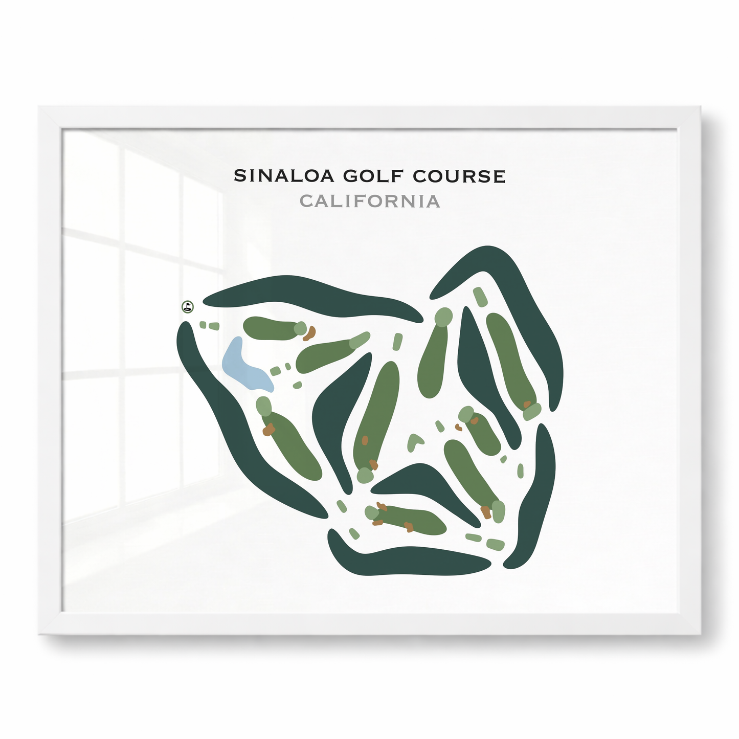 Sinaloa Golf Course, California - Printed Golf Courses