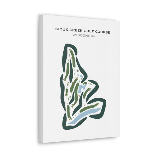Sioux Creek Golf Course, Wisconsin - Printed Golf Courses