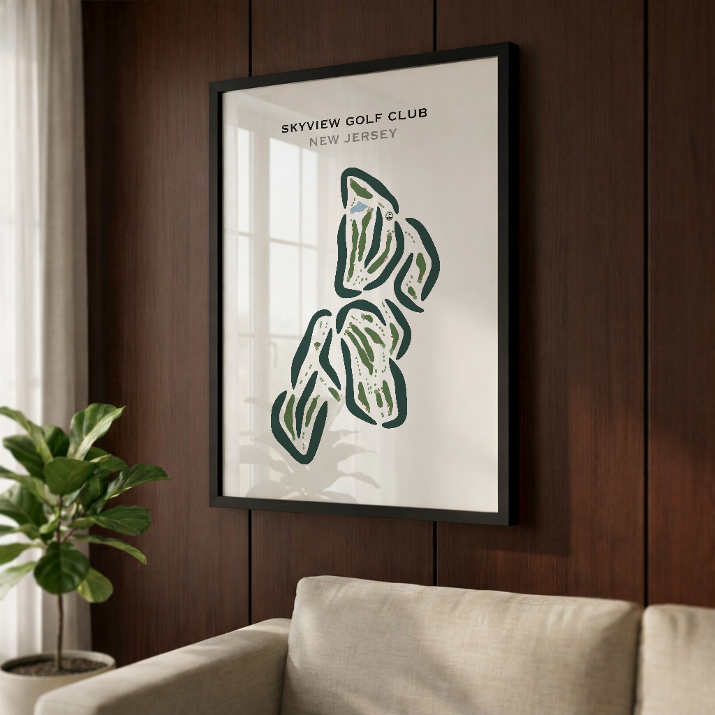 SkyView Golf Club, New Jersey - Printed Golf Courses