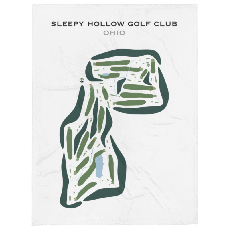 Sleepy Hollow Golf Course - Alliance, Ohio - Printed Golf Courses