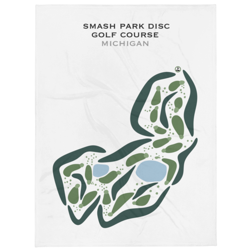 Smash Park Disc Golf Course, Michigan - Printed Golf Courses