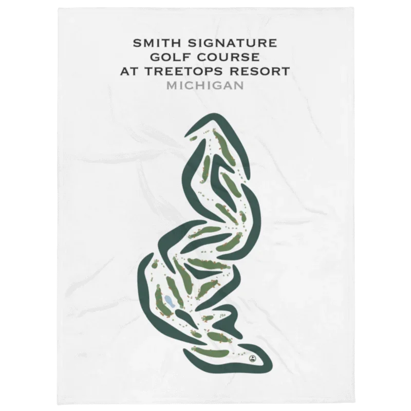 Smith Signature Golf Course at Treetops Resort, Michigan - Printed Golf Courses