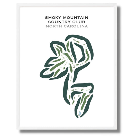 Smoky Mountain Country Club, North Carolina - Printed Golf Courses