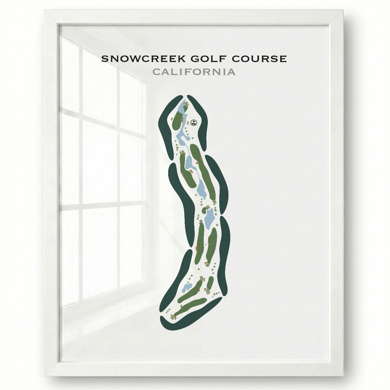 Snowcreek Golf Course, California - Printed Golf Courses