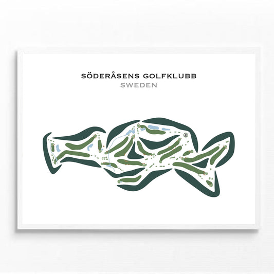Söderåsens Golfklubb, Sweden - Printed Golf Courses