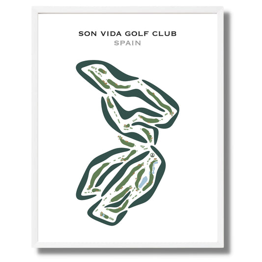 Son Vida Golf Club, Spain - Printed Golf Courses