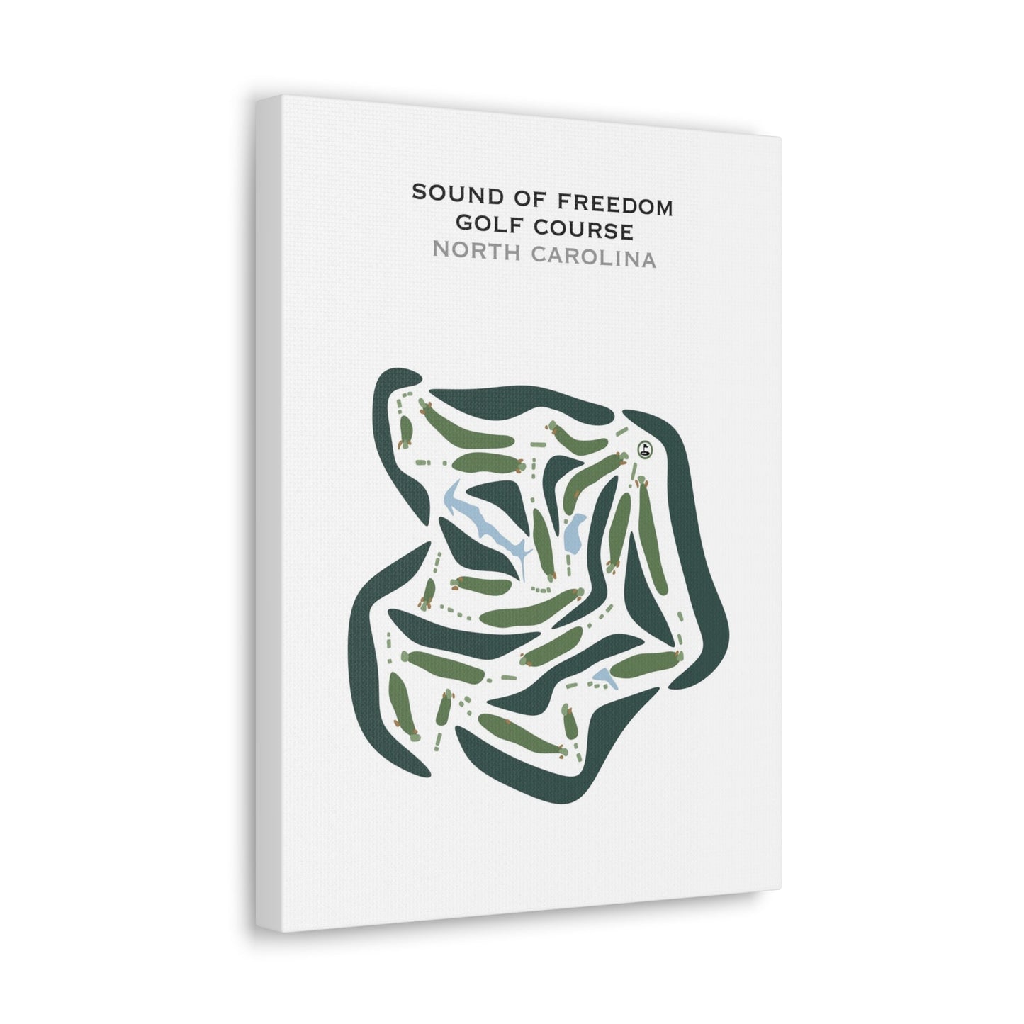 Sound of Freedom Golf Course, North Carolina - Printed Golf Courses