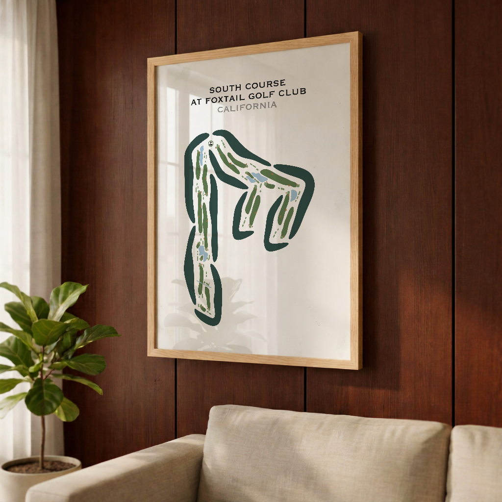 South Course at Foxtail Golf Club, California - Printed Golf Courses
