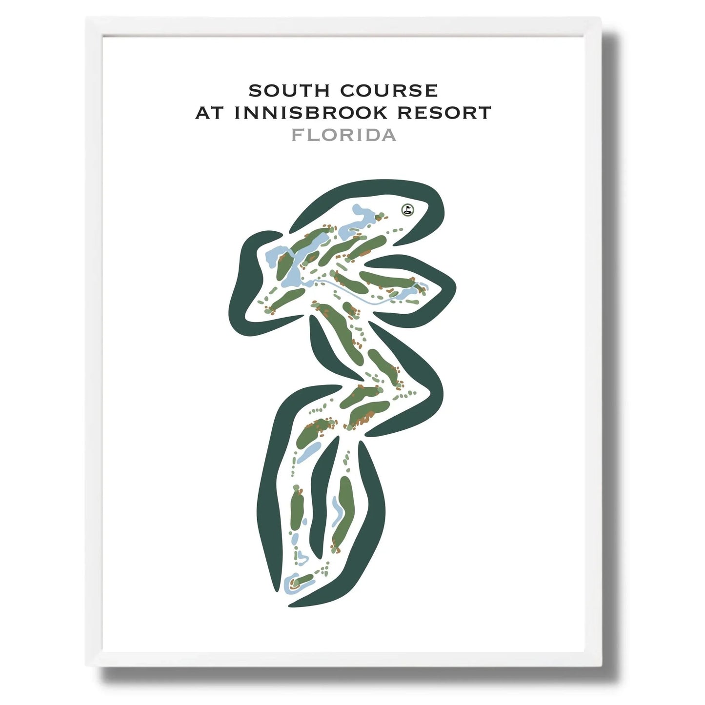 South Course at Innisbrook Resort, Florida - Printed Golf Courses