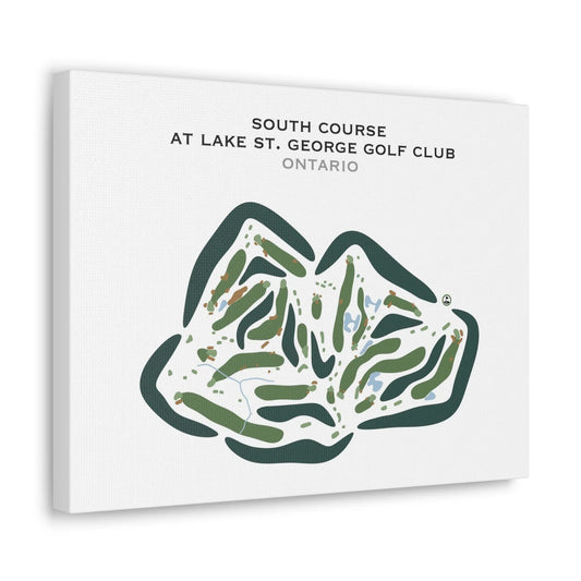 South Course at Lake St. George Golf Club, Ontario, Canada - Printed Golf Courses