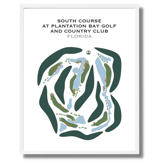 South Course at Plantation Bay Golf & Country Club, Florida  - Printed Golf Courses