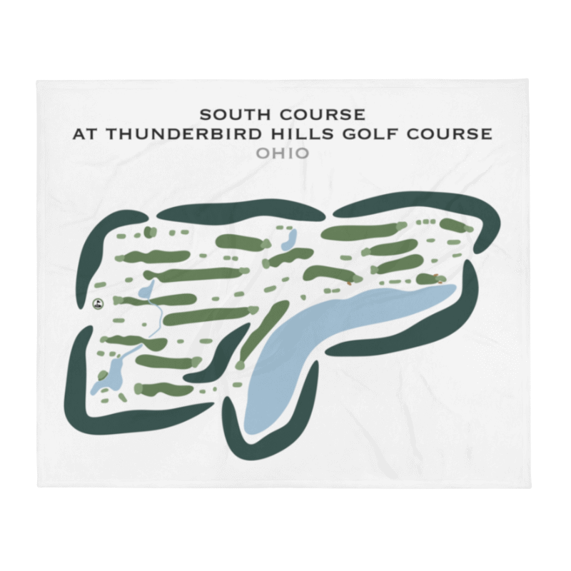 South Course at Thunderbird Hills Golf Course, Ohio - Printed Golf Courses