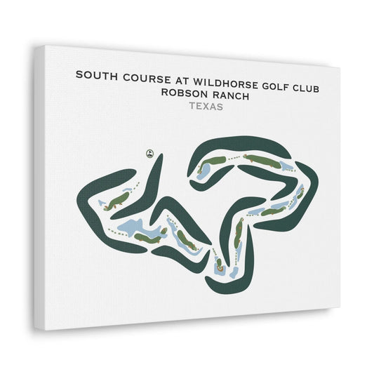 South Course at Wildhorse Golf Club at Robson Ranch, Texas - Printed Golf Courses