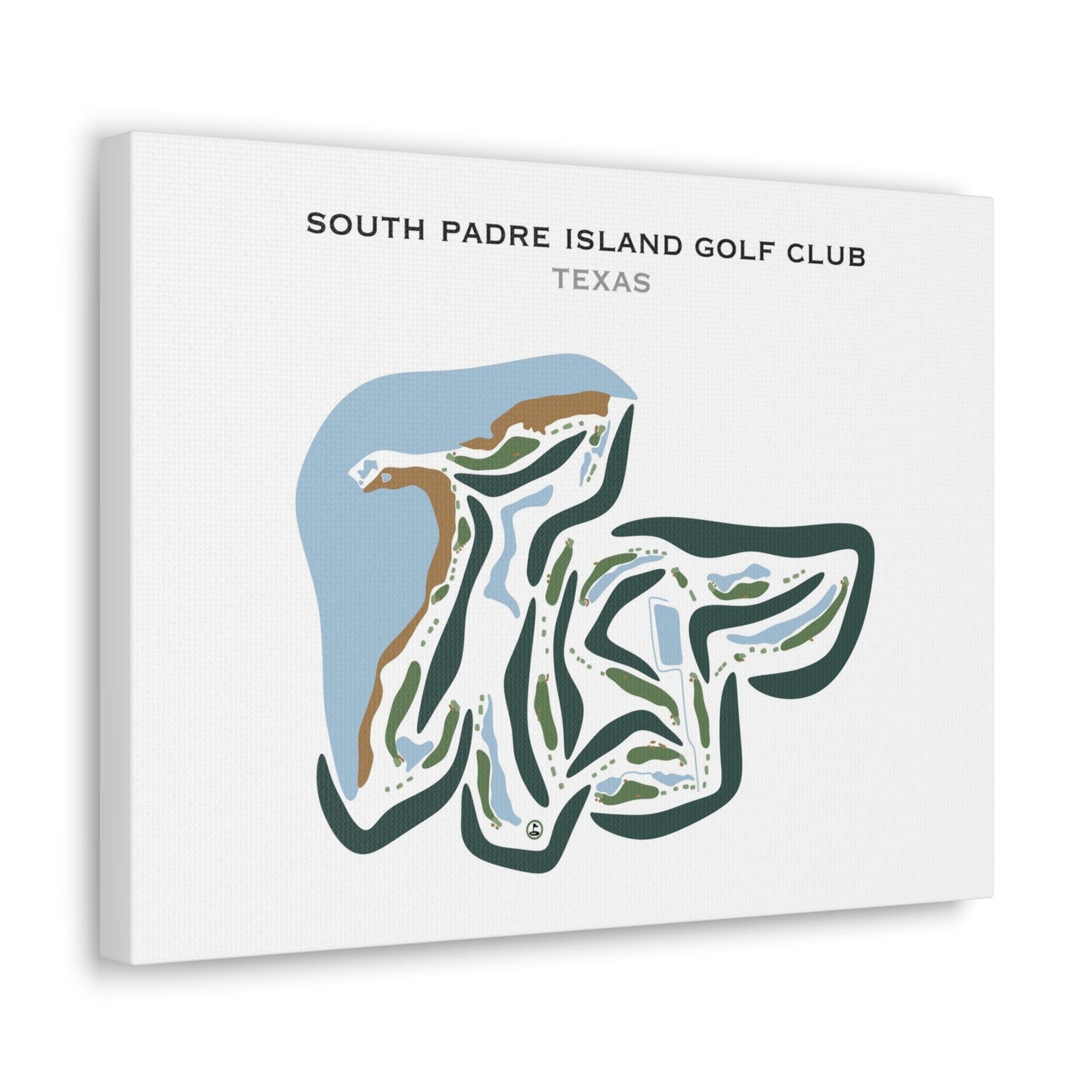 South Padre Island Golf Club, Texas - Printed Golf Courses