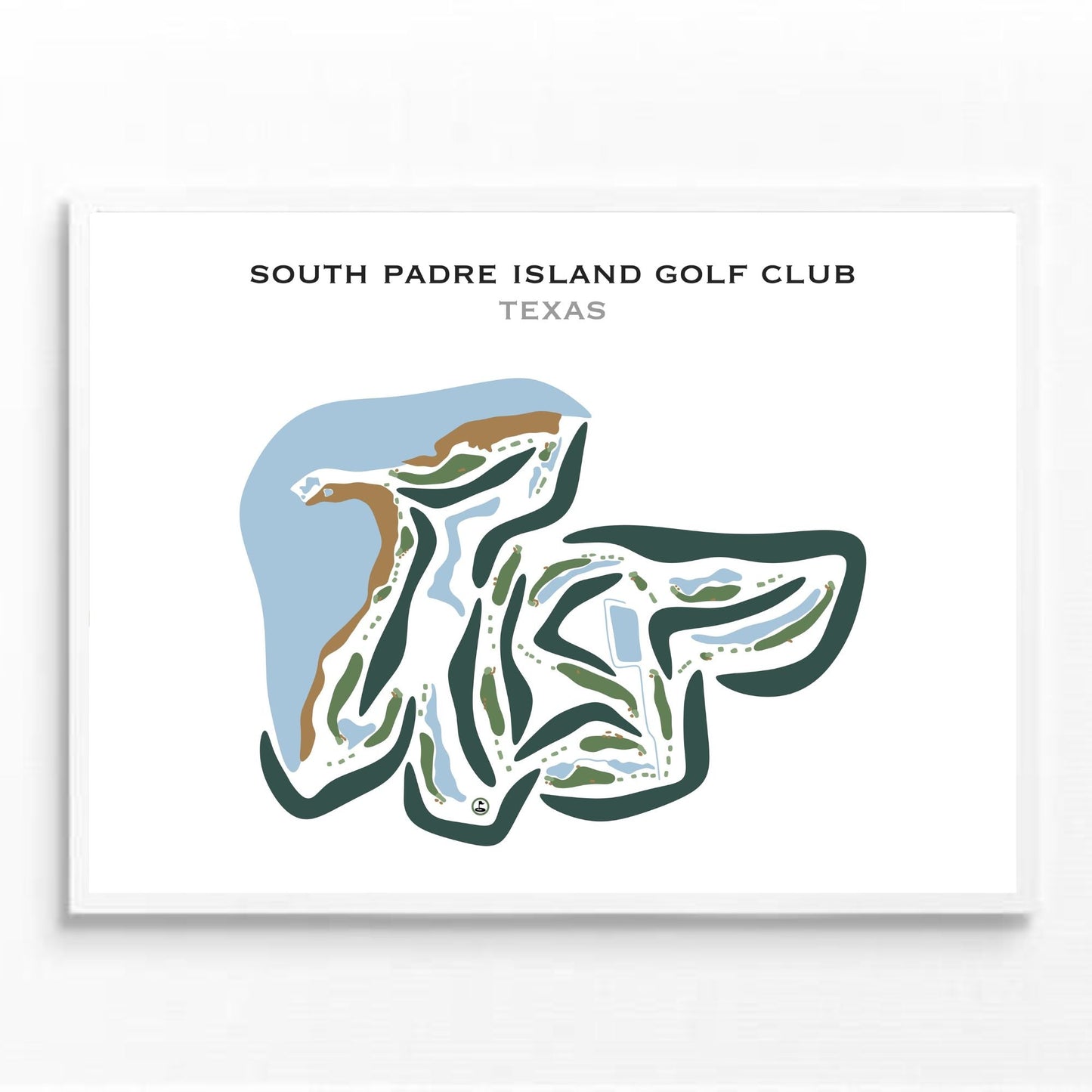 South Padre Island Golf Club, Texas - Printed Golf Courses