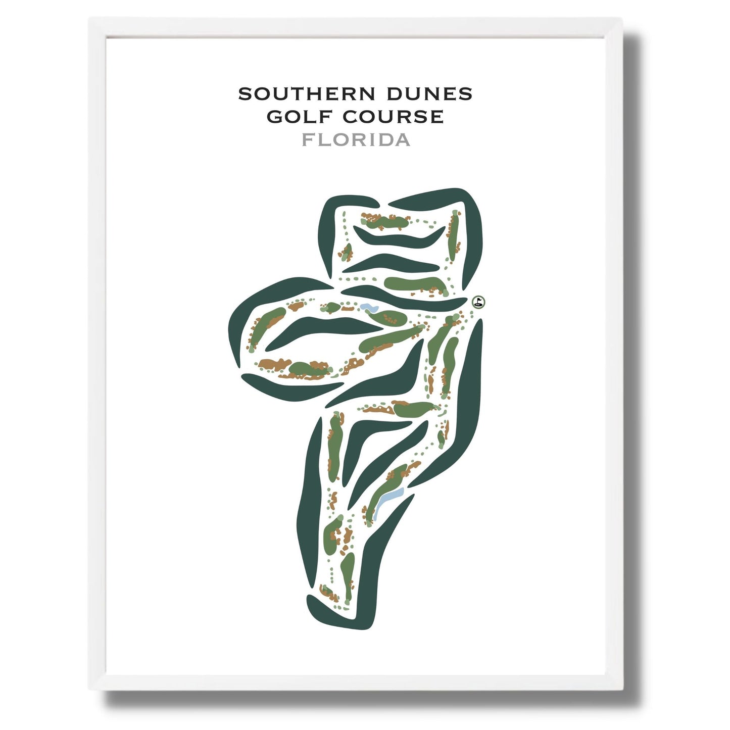 Southern Dunes Golf Course, Florida - Printed Golf Courses
