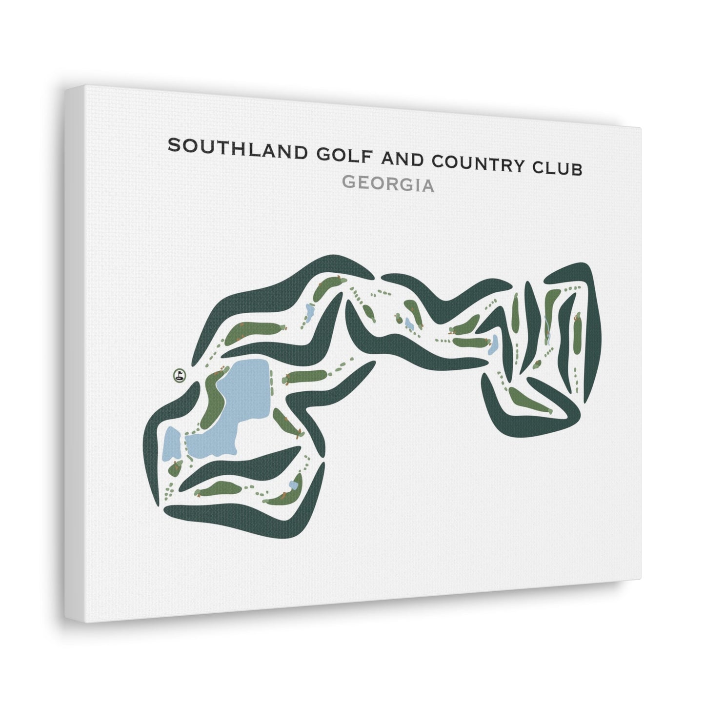 Southland Golf & Country Club, Georgia - Printed Golf Courses