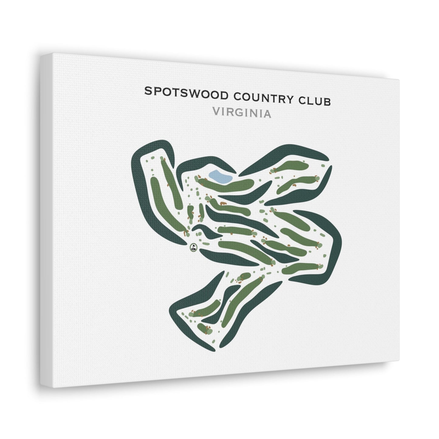 Spotswood Country Club, Virginia - Printed Golf Courses