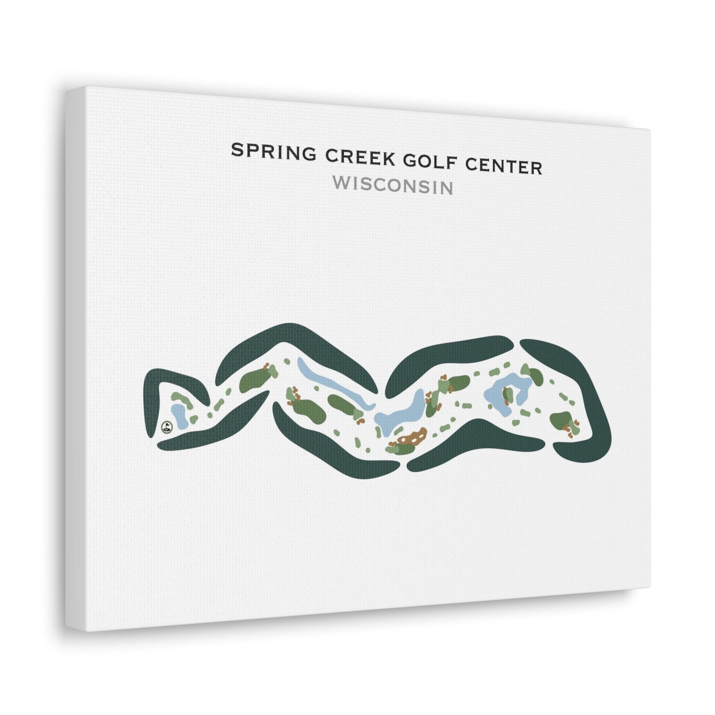 Spring Creek Golf Center, Wisconsin - Printed Golf Courses