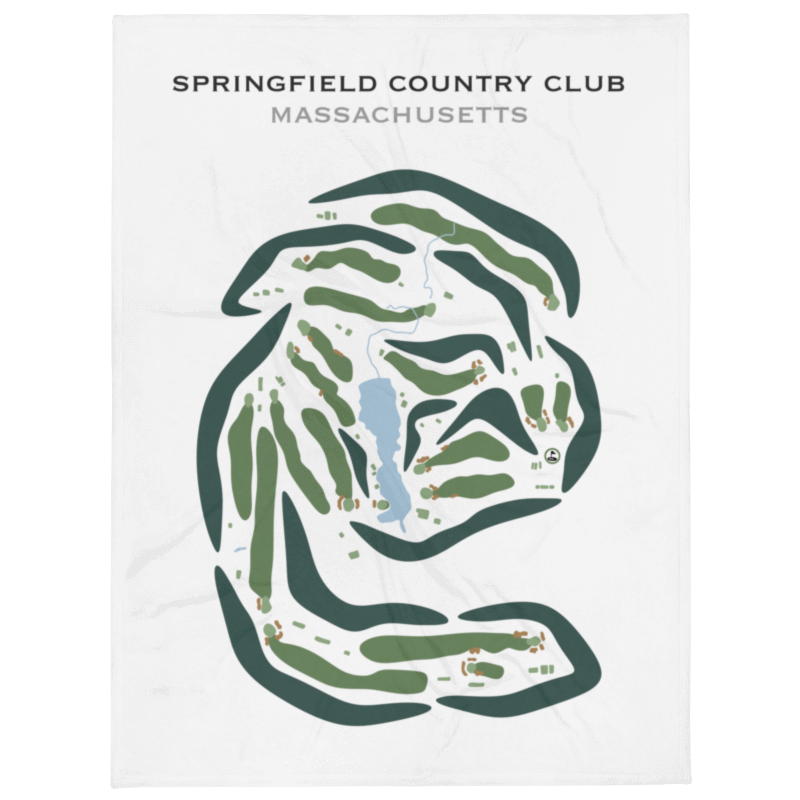 Springfield Country Club, West Springfield, Massachusetts - Printed Golf Courses