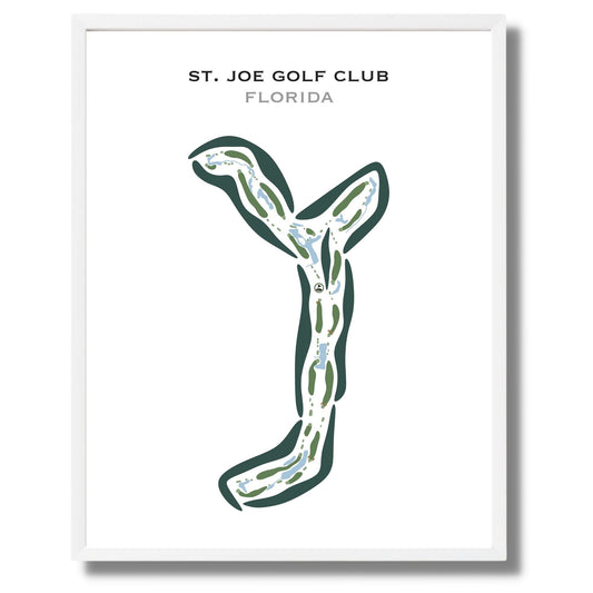 St. Joe Bay Golf Club, Florida - Printed Golf Courses