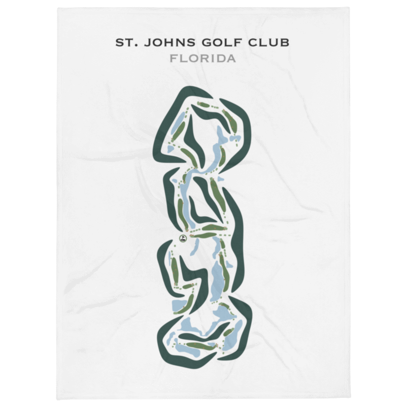 St. Johns Golf Club, Elkton, Florida - Printed Golf Courses