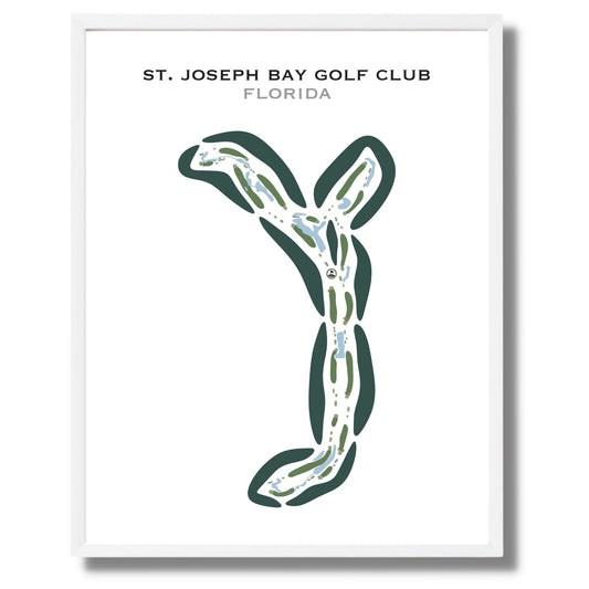 St. Joseph Bay Golf Club, Florida - Printed Golf Courses