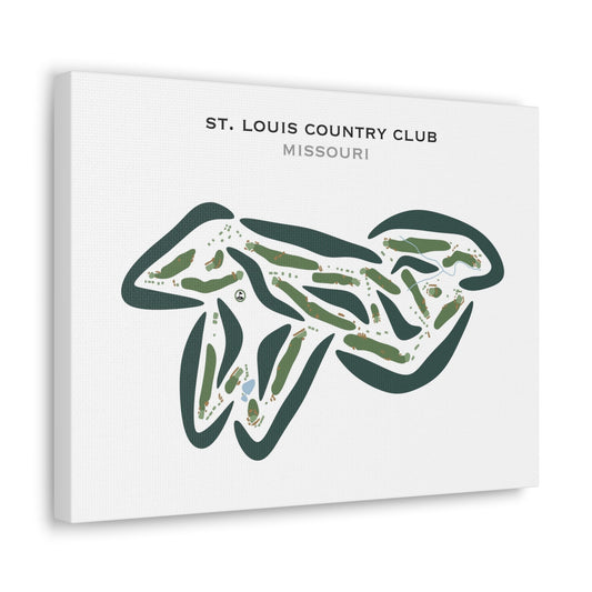 St. Louis Country Club, Missouri - Printed Golf Courses
