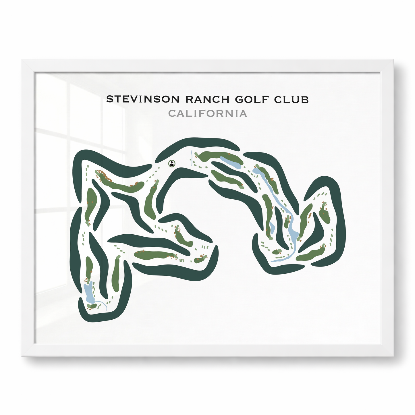 Stevinson Ranch Golf Club, California - Printed Golf Courses
