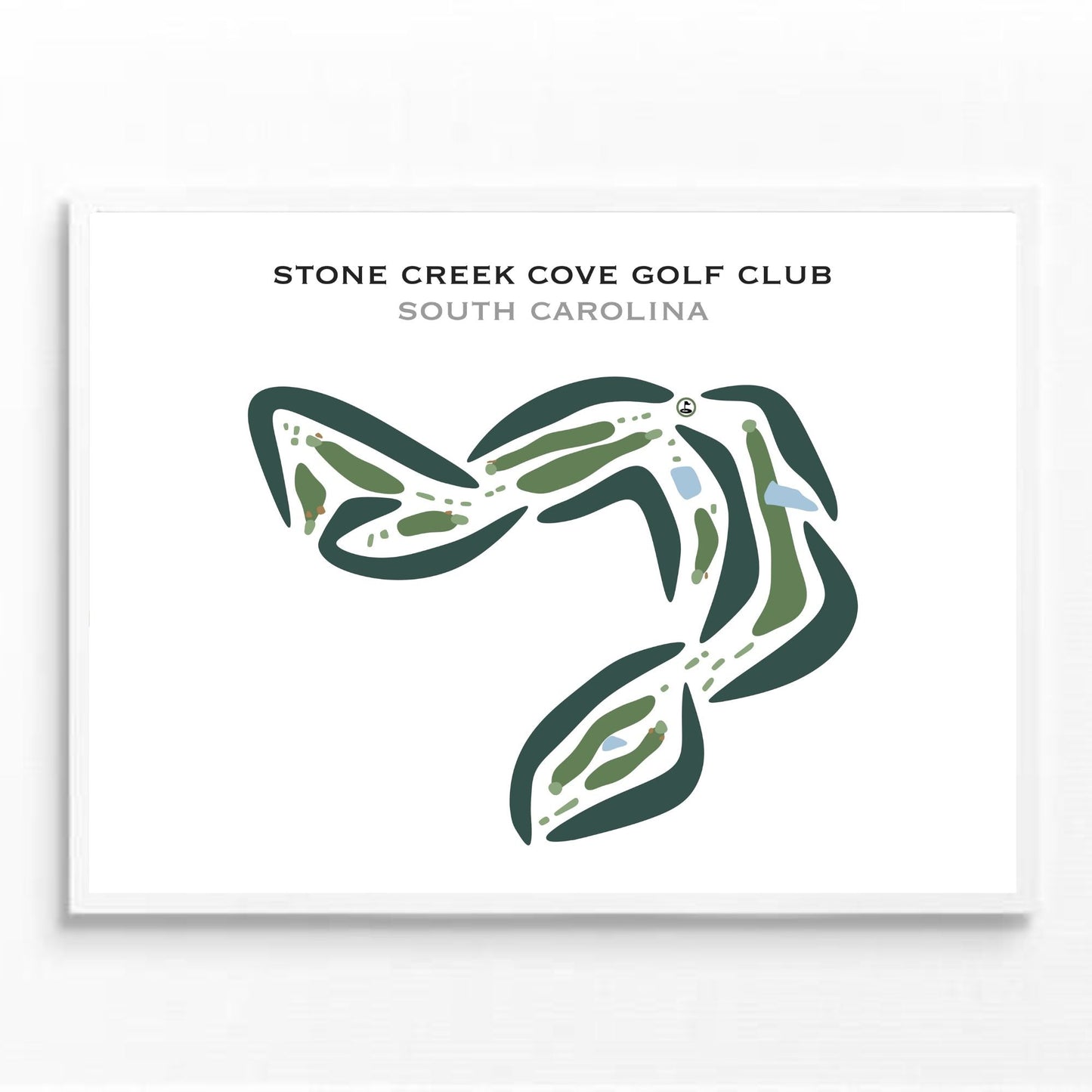 Stone Creek Cove Golf Club, South Carolina - Printed Golf Courses