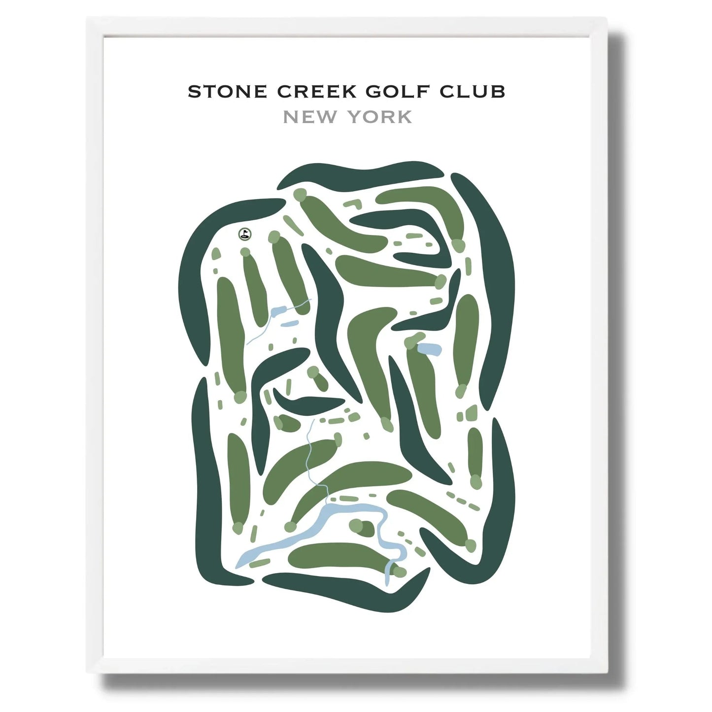 Stone Creek Golf Club, New York - Printed Golf Courses