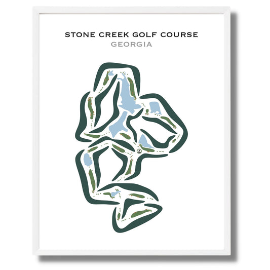 Stone Creek Golf Course, Georgia - Printed Golf Courses