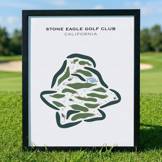 Stone Eagle Golf Club, California - Printed Golf Courses