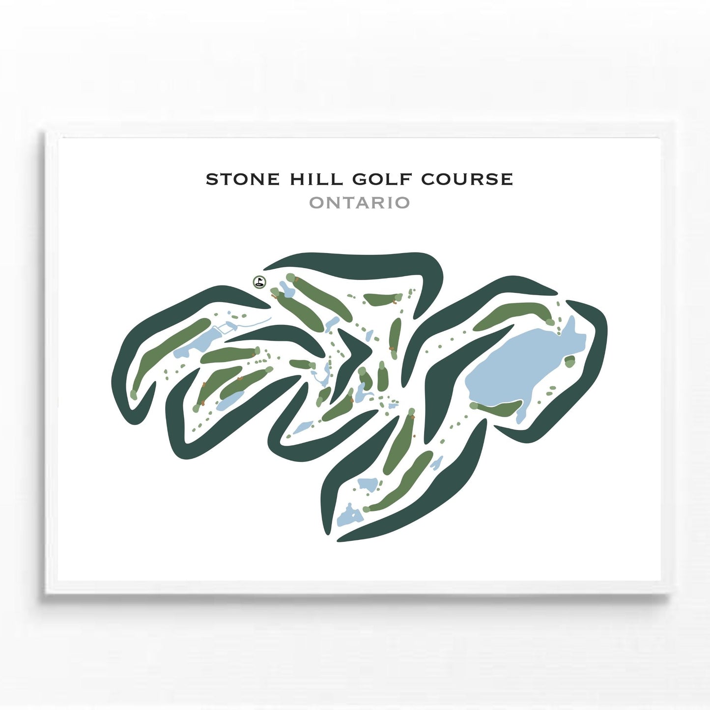 Stone Hill Golf Course, Canada - Printed Golf Courses