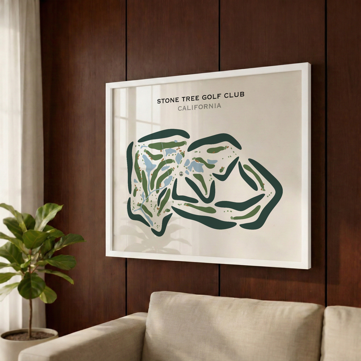 Stone Tree Golf Club, California - Printed Golf Courses
