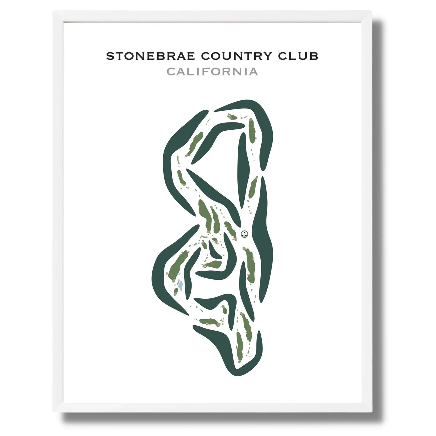 Stonebrae Country Club, California - Printed Golf Courses