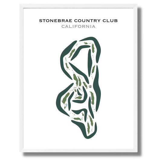 Stonebrae Country Club, California - Printed Golf Courses