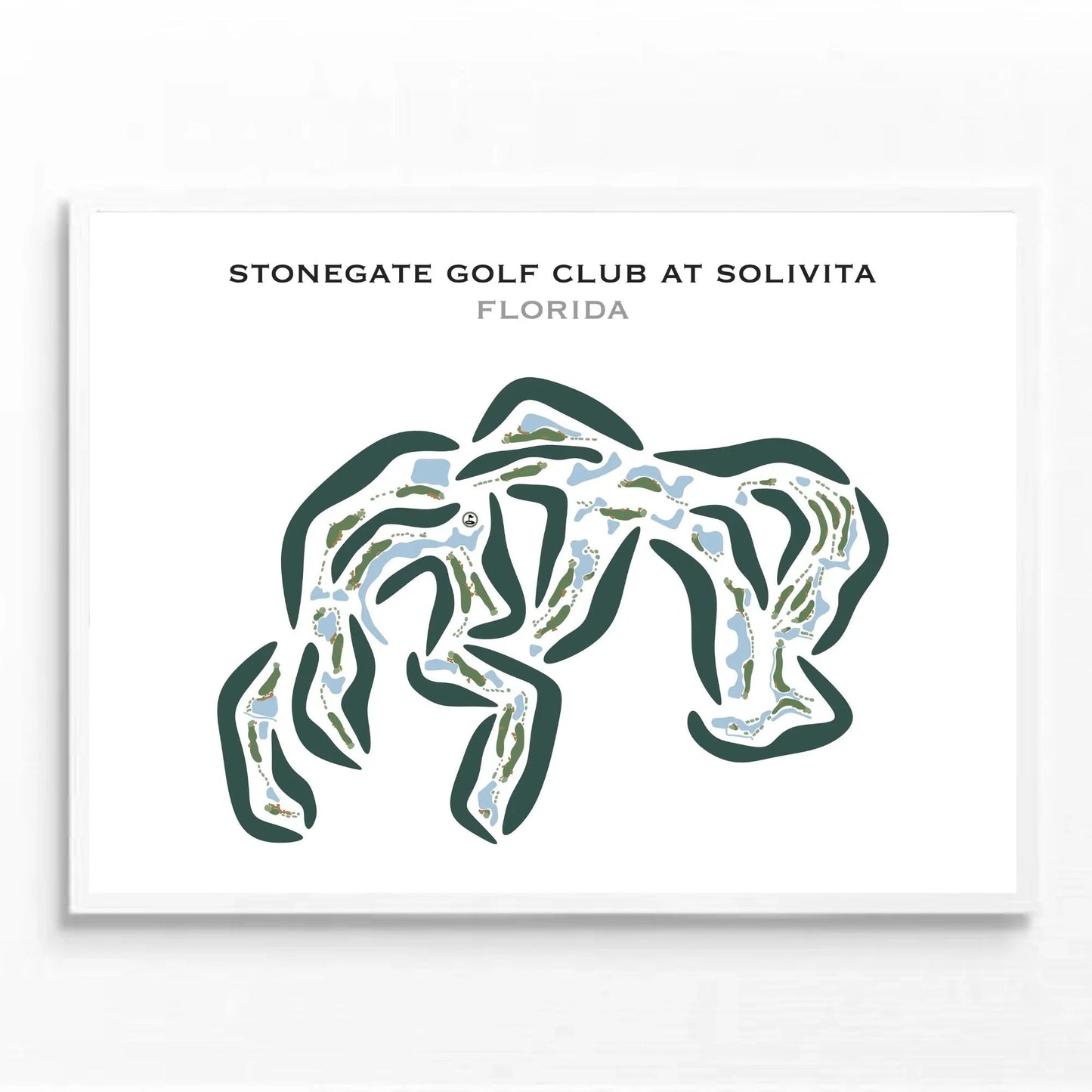 Stonegate Golf Club at Solivita, Florida - Printed Golf Courses