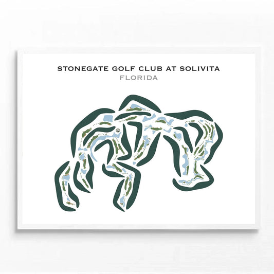 Stonegate Golf Club at Solivita, Florida - Printed Golf Courses