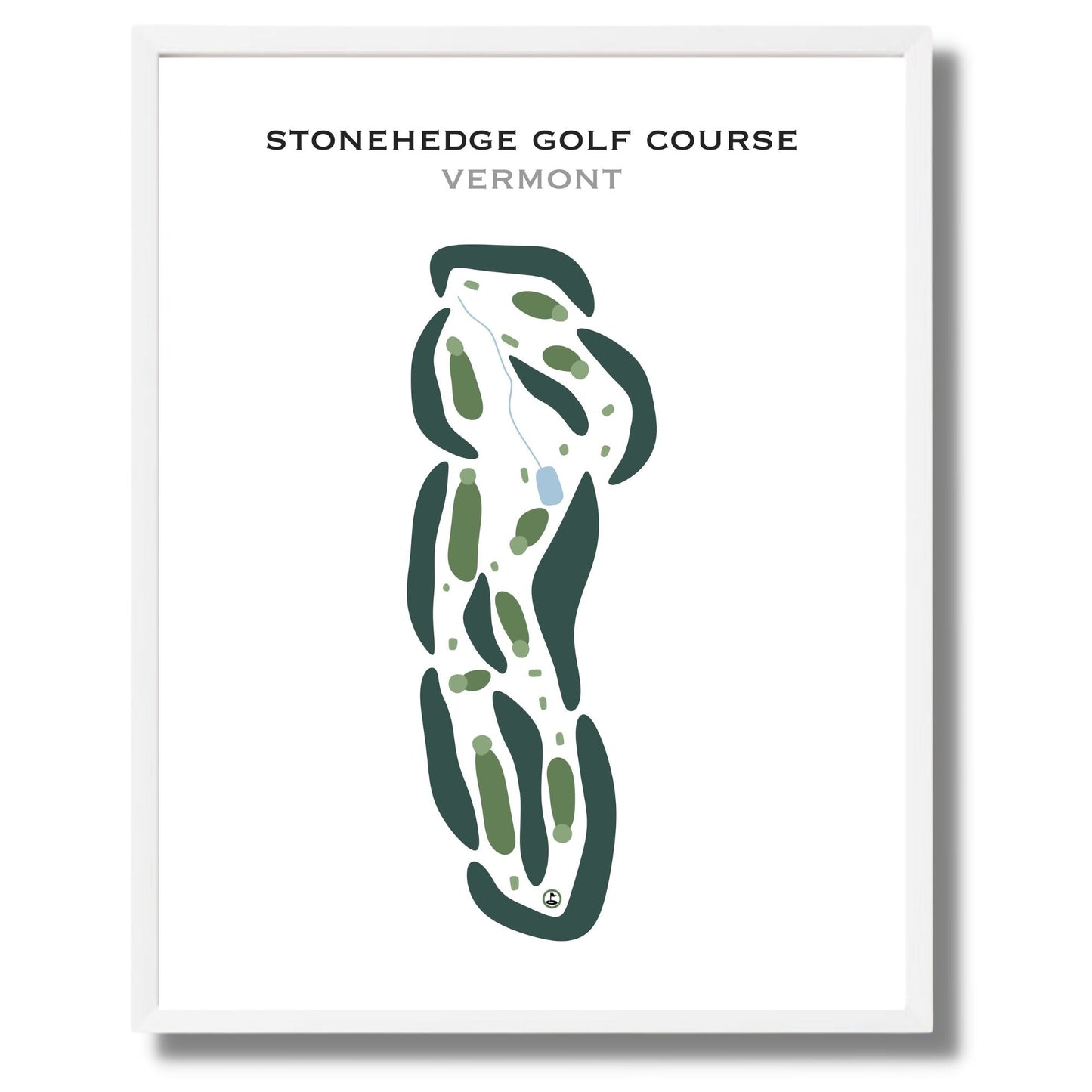 Stonehedge Golf Course, Vermont - Printed Golf Courses