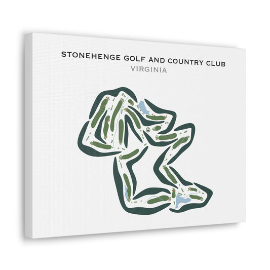 Stonehenge Golf & Country Club, Virginia - Printed Golf Courses