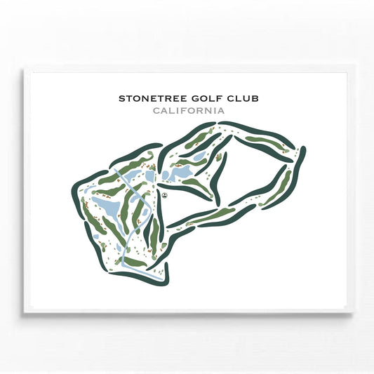 StoneTree Golf Club, California - Printed Golf Courses