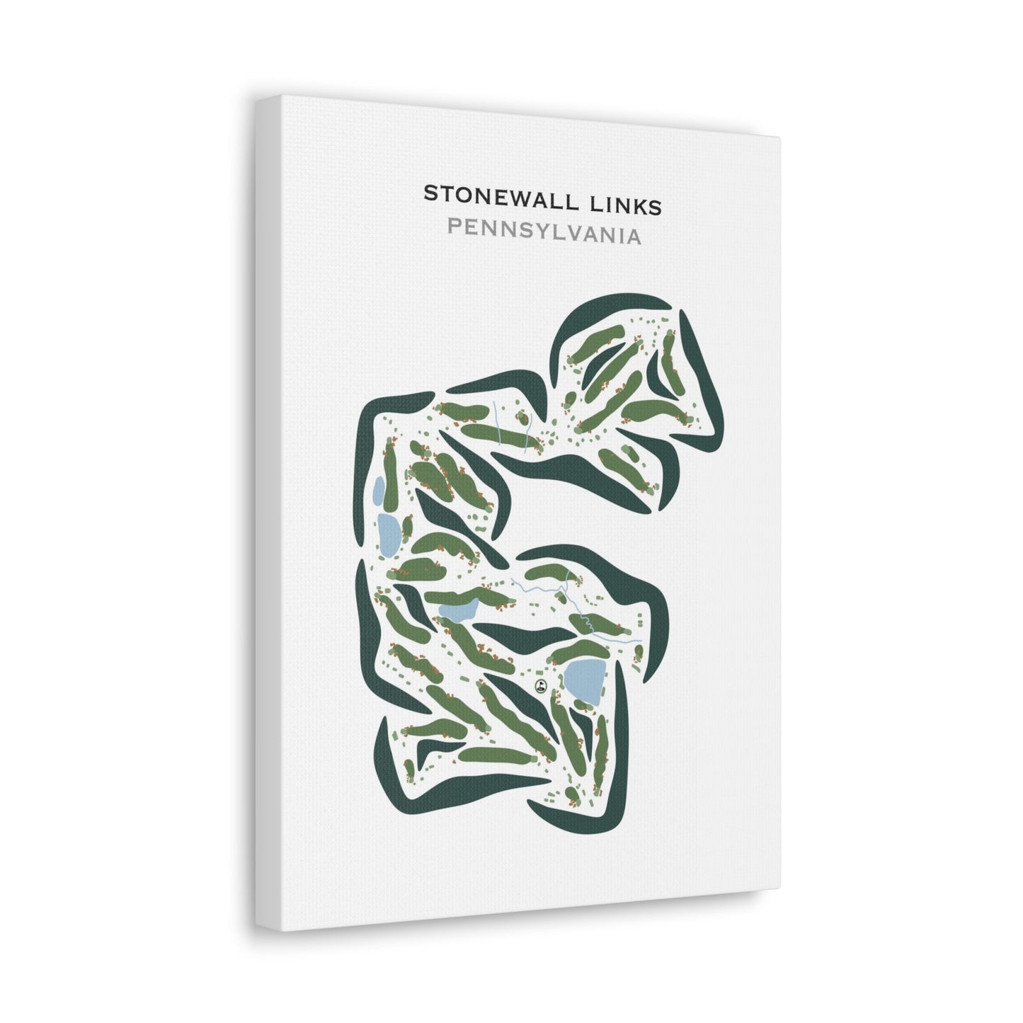 Stonewall Links in Elverson, Pennsylvania - Printed Golf Courses