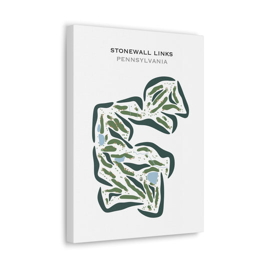 Stonewall Links in Elverson, Pennsylvania - Printed Golf Courses