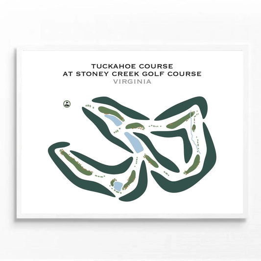 Stoney Creek Golf Course at Wintergreen Resort, Tuckahoe Course, Virginia - Printed Golf Courses