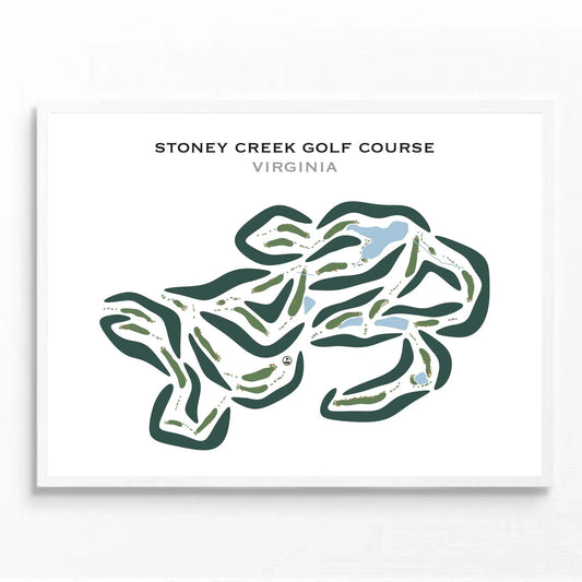 Stoney Creek Golf Course, Virginia - Printed Golf Courses