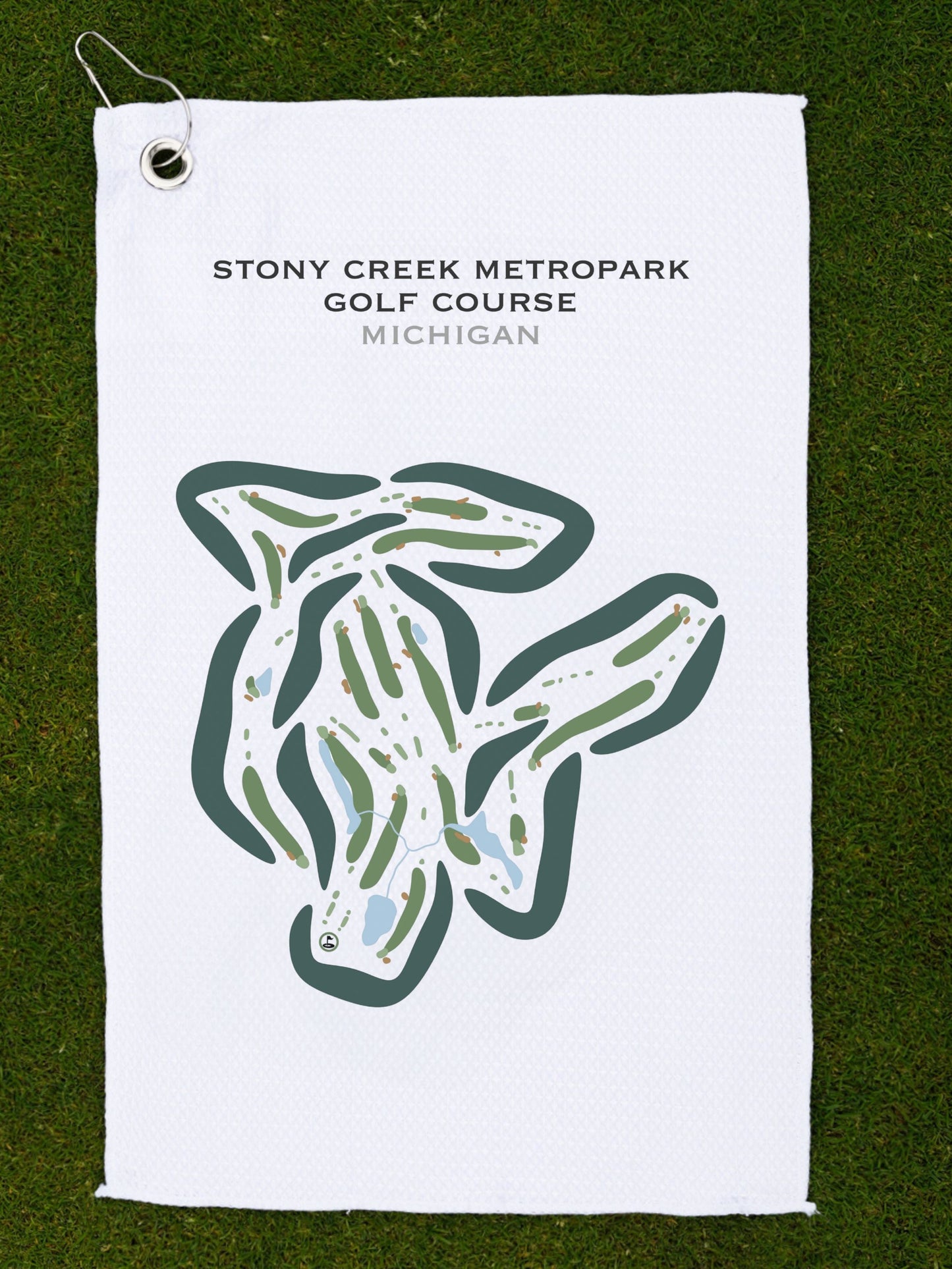 Stony Creek Metropark Golf Course, Michigan - Printed Golf Courses