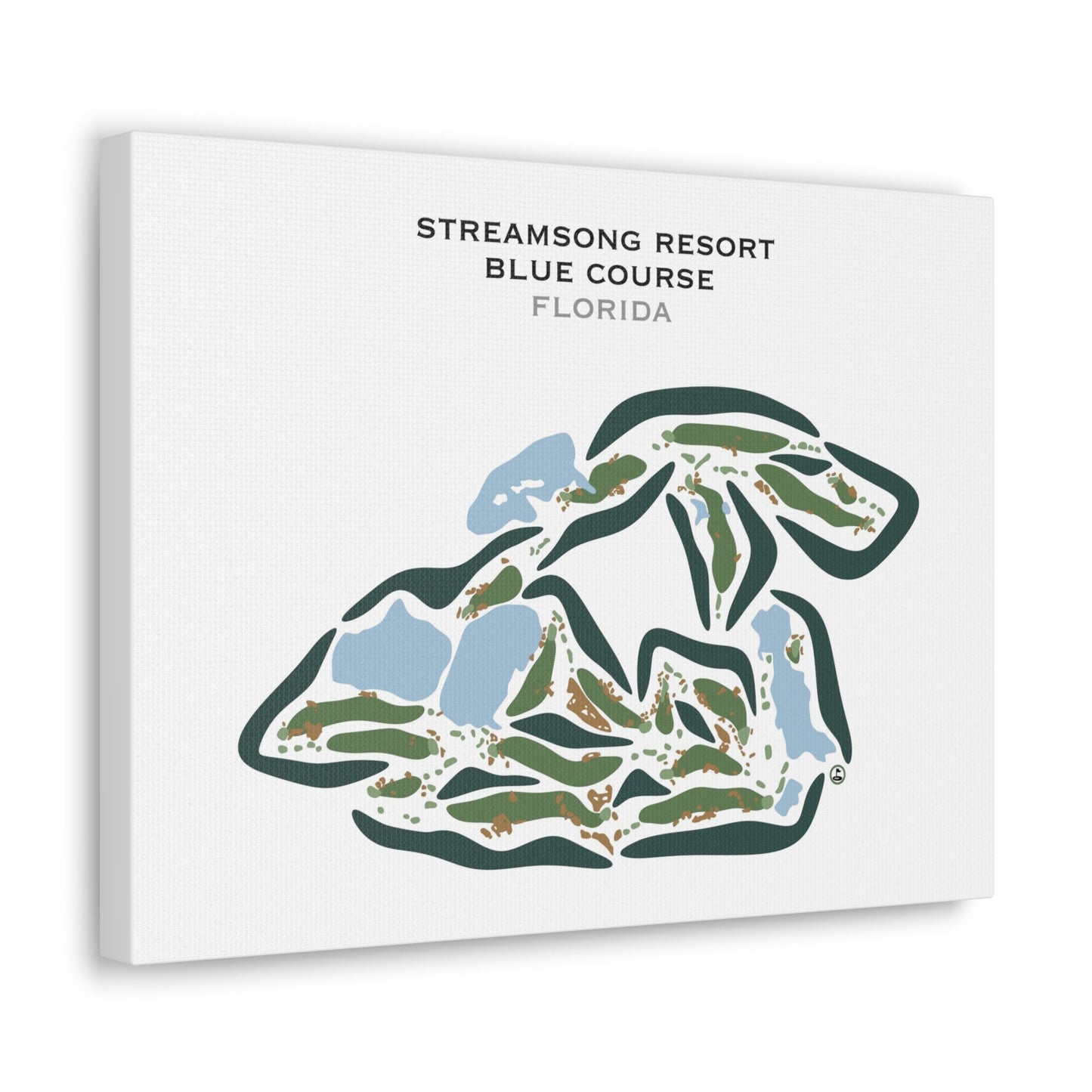 Streamsong Resort - Blue Course, Florida - Printed Golf Courses