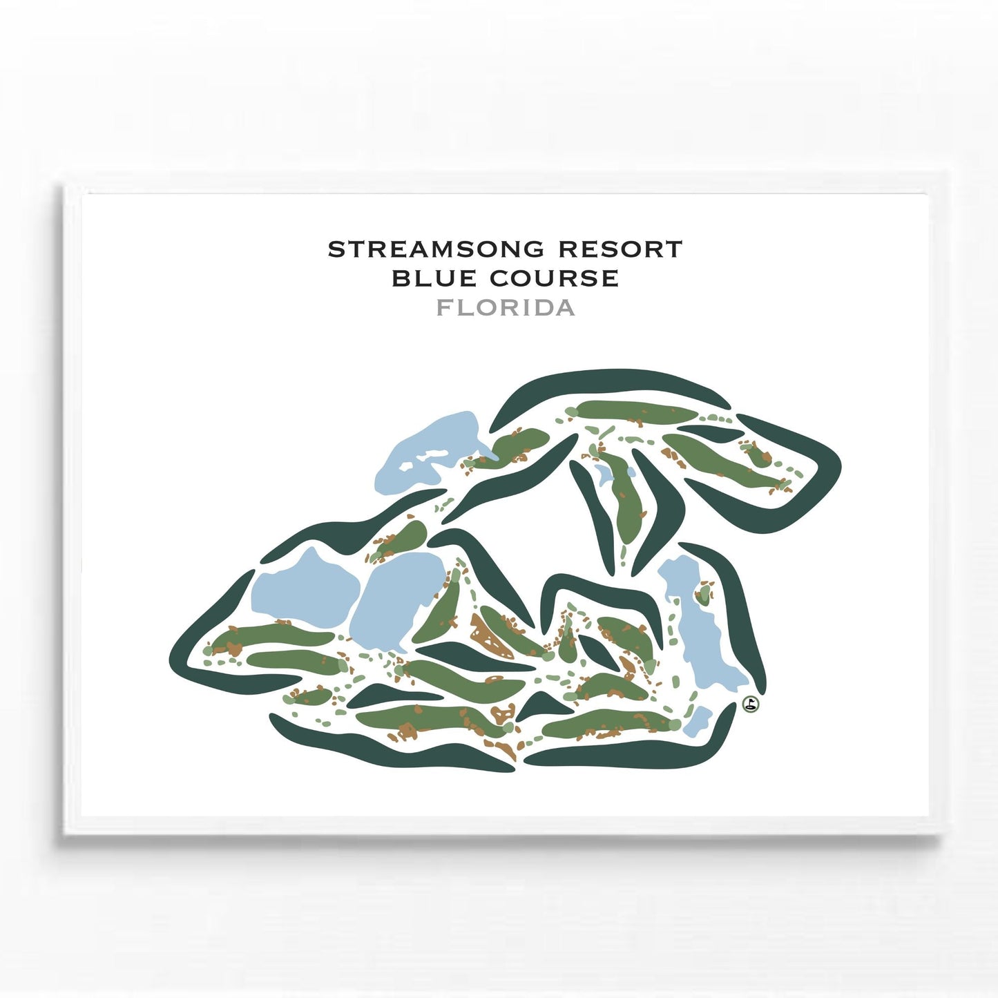 Streamsong Resort - Blue Course, Florida - Printed Golf Courses